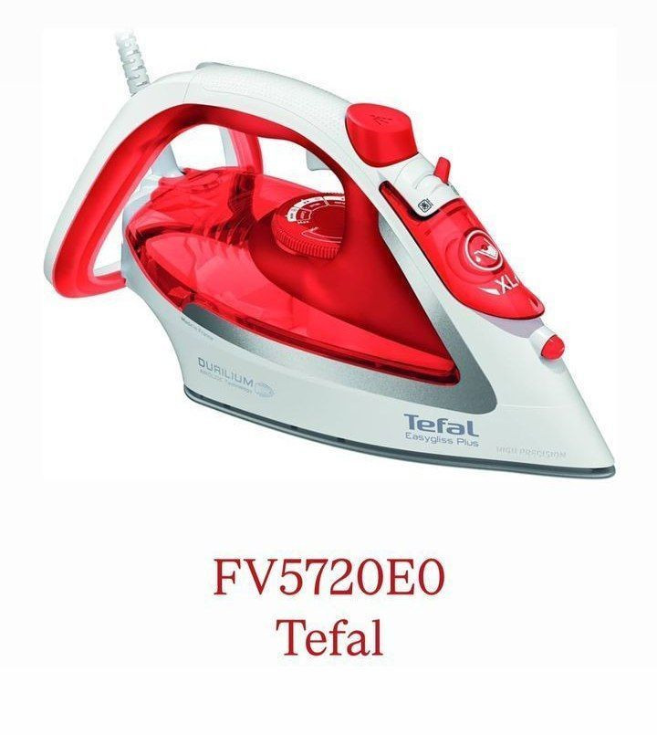 اتو دستی تفال مدل FV5720 رنگ قرمز