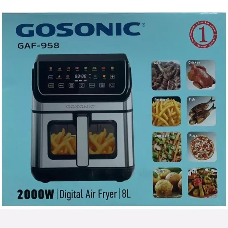 سرخ کن گاسونیک مدل GAF_958 ظرفیت 8 لیتری