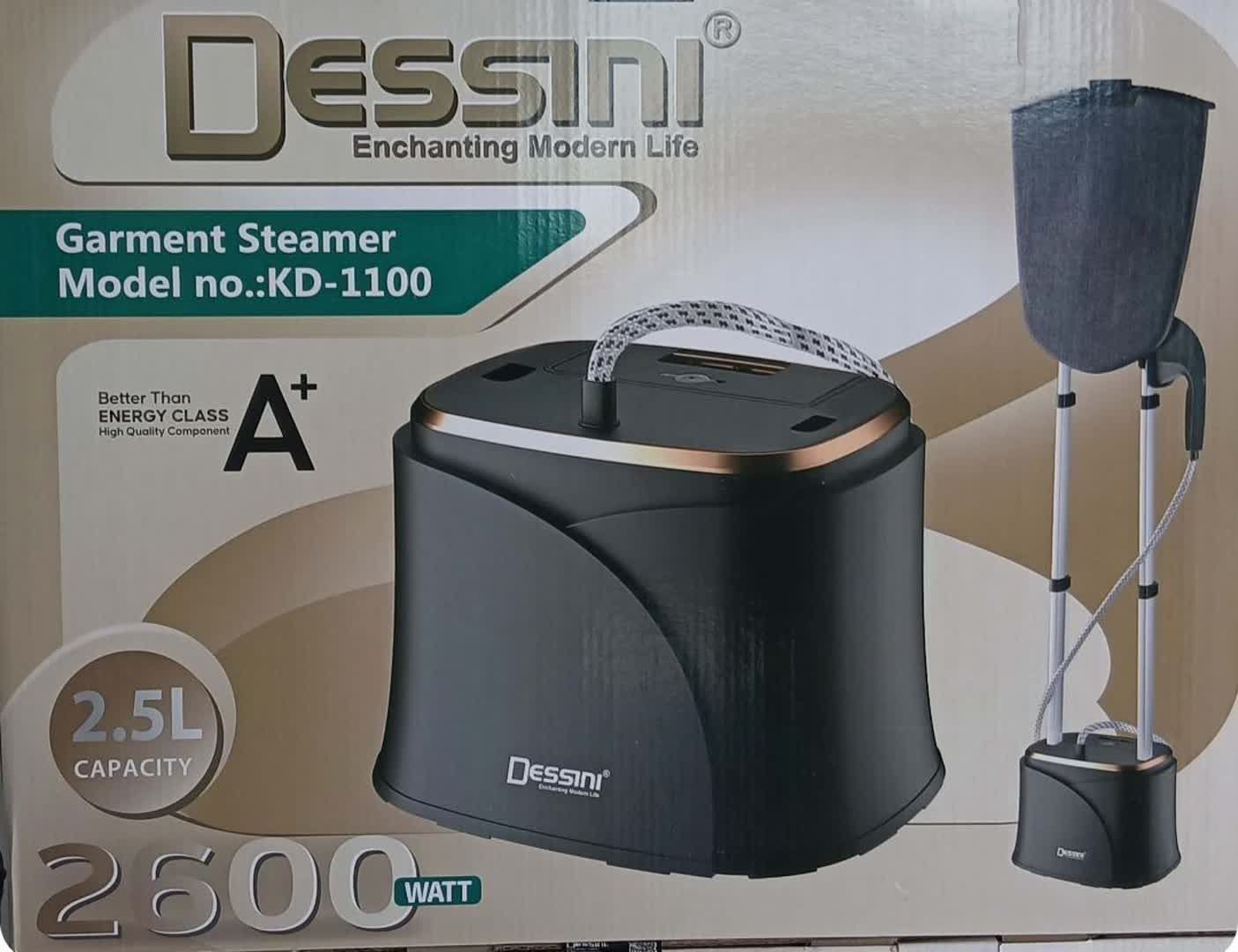 اتو بخار ایستاده دسینی مدل KD1100 ظرفیت ۵ لیتر