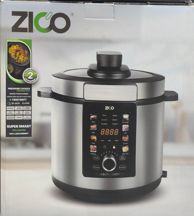 مولتی کوکر زیکو مدل ZC_3031 ظرفیت 6 لیتری