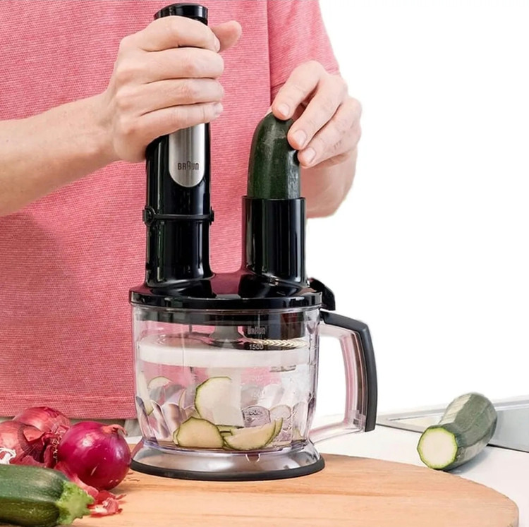 گوشتکوب برقی براون مدل MQ7087X چندکاره ظرفیت ۱.۵ لیتر