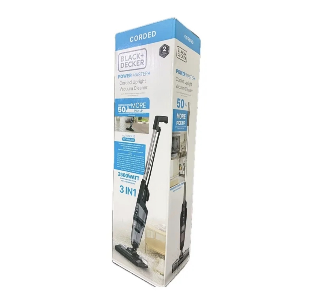 جاروبرقی عصایی بلک اندیکر مدل SVC620B – 2500 وات